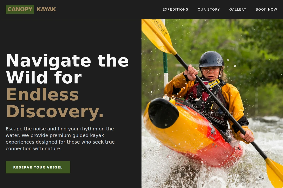 Canopy Kayak